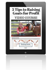 Raising Goats for Profit: 5 Tips Mini-Course
